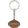 AUTOZOCO Portachiavi in plastica a forma di palla ruby, motivo: football americano, regalo portachiavi, appendere chiavi rugby, 10 cm lunghezza totale (6 cm lunghezza palla x 3 cm altezza palla)