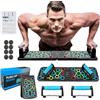 MinXin Push Up Board, Attrezzature per il fitness multifunzione pieghevole a casa, Maniglia per Push Up, telaio di allenamento push-up portatile, per Allenamento Muscolare e Della Forza
