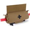 PETAC GEAR EMT IFAK - Borsa tattica di primo soccorso, per micro traumi medici, arrotolabile, borsa per il trasporto addominale con gancio N-Loop (CB)