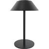 Lumisky Lampada da tavolo solare in alluminio con modulo LED solare con telecomando NERIO SMALL H31cm