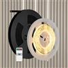 REV LED per pannelli acustici, 3 m, autoadesivo, bianco, dimmerabile, ritagliabile, con profilo LED, invisibile quando spento