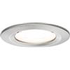 Paulmann 93633 Lampada da incasso LED Nova tonda faretto da incasso da max. 35 Watt ferro spazzolato spot zinco-alluminio apparecchio da incasso GU10