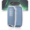LELNOOS Cover Chiave Auto, Silicone Custodia Chiave Protettiva Copri Chiavi per Kia EV6 Sportage 5 NQ5 GT Line Plus Sorento Niro Ceed Proceed Xceed Stonic Optima Cerato Carnival Cadenza Soul Seltos
