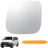 DXiongW Vetro a Specchio Sostituzione Compatibile con VW T5 2010-2015 T6 2012-2016 | Vetro Specchietto Retrovisore Riscaldabile Asferico Specchio Esterno Sinistro per VW Transporter Caravelle Multivan Amarok