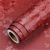 LACHEERY Carta da Parati Floreale Rossa Testurizzata 40cm x 200cm Carta da Parati Adesiva Muro Camera da Letto Vinile Pellicola Adesiva per Mobili Floreale Rose Decorazioni Parete per Soggiorno Bagno