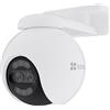 EZVIZ H80x Telecamera Wi-Fi per Esterni 4K con Doppio Obiettivo, Visione Notturna ColorFULL, Rilevamento di Persone/Veicoli, Zoom e Tracciamento Automatico, Difesa Attiva, Audio Bidirezionale