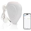 SENCKIT Rilevatore di perdite d'acqua intelligente: sensore di perdite d'acqua Zigbee con avvisi app, richiede hub Zigbee, compatibile con Apple HomeKit, Alexa e Home Assistant (confezione da 1)