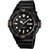 Casio Orologio Uomo CASIO MRW-200H-1EVDF Silicone Nero Black Sub100mt