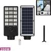 RobertAgor Driwei FARO LAMPIONE STRADALE PANNELLO SOLARE 200W CON STAFFA TELECOMANDO 12467