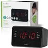 Nedis RADIOSVEGLIA DIGITALE AM FM AUX SNOOZE DISPLAY A LED 0.9 DUE ALLARMI NERO NEDIS