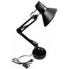 Robertagor Driwei LAMPADA ESTETISTA SNODABILE ORIENTABILE E27 BASE SCRIVANIA TAVOLO NERA TD-101