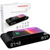 THOMSON SVEGLIA RICARICA RAPIDA WIRELESS USB DISPLAY LED OROLOGIO SCRIVANIA THOMSON