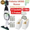Vorwerk Folletto FOLLETTO VK150 NUOVO Vorwerk 24 Mesi Garanzia VK 150 6 SACCHETTI 6 PROFUMI