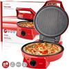 Nedis FORNO PER PIZZA ELETTRICO 2IN1 GRIGLIA ANTIADERENTE 1800 WATT 30CM NEDIS ITALIA