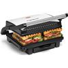 AIGOSTAR BISTECCHIERA PANINI SANDWICH PIASTRA ANTIADERENTE AIGOSTAR 1000 WATT HETT 30HHJ
