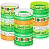 NEBURORA 72 pezzi Braccialetti di gomma per il giorno di San Patrizio Braccialetti in silicone con trifoglio fortunato verde per accessori per la festa di San Patrizio Decorazione per feste
