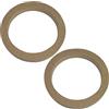 AERZETIX - C52065 - Set di 2 adattatori/supporti/anelli universali per altoparlanti Ø130mm - Ø150xØ118x18mm - distanziatore/ring in MDF per altoparlante/auto/veicolo/sistema sonoro