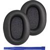 Adhiper WH-CH710N - Cuscinetti auricolari di ricambio per cuffie Sony WH-CH700N, WH-CH710N, WH-CH720N, con morbida pelle proteica e memory foam ad alta densità (nero)