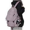 SZLX Zaino Scolastico Da Donna Leggero Scuola Casual Daypack College per Computer Portatile Uomo Donna Resistente All'acqua Zaino Da Viaggio per Adolescenti Lo Sport Liceo Medio Bookbag per ragazze