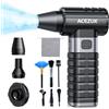 ACEZUK Aria Compressa Elettrico Rimuovi Polvere, 250000RPM & 10500mAH & 4 Velocità Air Duster Soffiatore PC con Batteria Ricaricabile Per PC, Tastiera, Ufficio, Auto, Puliz