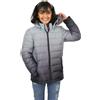 A2Z 4 Kids® Bambine Giacche Grigio Eco-Pelliccia Bicolore Gradiente Calde Giacche 5-13