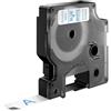 DYMO Nastro DYMO laminato blu su bianco S0720540 45014 12mm x 7m, Standard-D1-ruolo