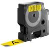 DYMO Nastro DYMO laminato nero su giallo S0720880 45808 19mm x 7m, Standard-D1-ruolo