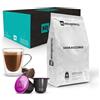 NERORISTRETTO 100 Cialde Capsule Mokaccino Compatibili Nespresso Neroristretto