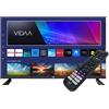 MAJESTIC TV SMART 32 LED HD VIDAA FUNZIONE HOTEL 220 12 VOLT CAMPER BARCA 2025