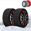 RobertAgor HHS CALZA NEVE OMOLOGATE ITALIA EN 16662-1 2 CALZE TESSILI PNEUMATICI AUTO TAGLIA L