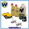 CASTROL+Vari Kit tagliando Olio CASTROL filtri olio aria candela Kawasaki KLE 650 Versys 2009