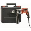 Black+Decker KR1102K Trapano Elettrico A Percussione 1100W 2 Velocità Valigetta
