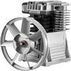 SucceBuy Testine del compressore d'aria Pistone Doppio cilindro Singolo stadio 2.2KW 375L/MIN 12CFM 11Bar 159.5PSI 1300RPM per tessuti chimici