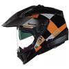 NOLAN Casco Modulare Scomponibile N70.2 X Ruvido - Glossy Black/Grey/Ocra