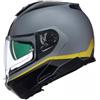 NOLAN Casco Modulare Apribile N100.6 Incognito - Glossy Grey/Yellow/Black