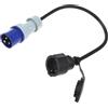 ProPlus Adattatore con spina CEE e presa Schuko 16A 230V con contatto di protezione ProPlus 373530 cavo 40cm