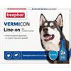 BEAPHAR Vermicon Line-On Dog M Krople Przeciw Pchłom i Kleszczom Średnie Psy 3x3 ml