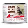 RAW PALEO Beef Rabbit Adult 200g karma mokra wołowina z królikiem dla psów