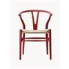 Carl Hansen & Søn Sedia in legno con seduta intrecciata CH24 Wishbone Chair
