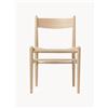 Carl Hansen & Søn Sedia in legno con seduta intrecciata CH36
