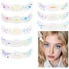 Taiyyi 8 Lentiggini glitter,Tatuaggi per il viso con lentiggini,glitter freckles,Macchie temporanee, stelle e puntini sul viso, feste, carnevali（A,B） (B)