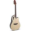 Applause Chitarra Elettro-Acustica Elite AE44 Mid Cutaway - Corpo Roundback Lyrachord Mid-Depth - Preamp AP3TP- Tavola in Abete - Natural Satin - AE44-4S