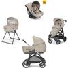 Inglesina - Trio Aptica 2025 Con Seggiolino Auto Darwin Isize, Pashmina Beige - telaio Palladio Black 2024