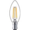 Philips LEDLampadina LED Oliva Filamento, 40W, Attacco B15, Luce Bianca Calda