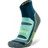 Balega Blister Resist Quarter Calze Da Corsa In Mohair: Riduzione Dell'Attrito, Eliminazione Delle Vesciche, Piedi Freschi E Asciutti, Massimo Ammortizzamento,Small (EU 36-39.5),Teal