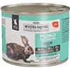 WIEJSKA ZAGRODA Monoproteico Coniglio cibo umido per gattini 200 g