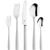 ZWILLING Roseland set di posate 12 persone, 60 pezzi, lavabile in lavastoviglie, acciaio inox 18/10, satinato, argento