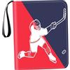 Cartella per Carte Da Hockey con Maniche, Cartella per Carte Collezionabili a 4