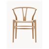 Carl Hansen & Søn Sedia in legno con seduta intrecciata CH24 Wishbone Chair
