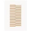 Westwing Collection Tappeto kilim a righe tessuto a mano Donna - Beige